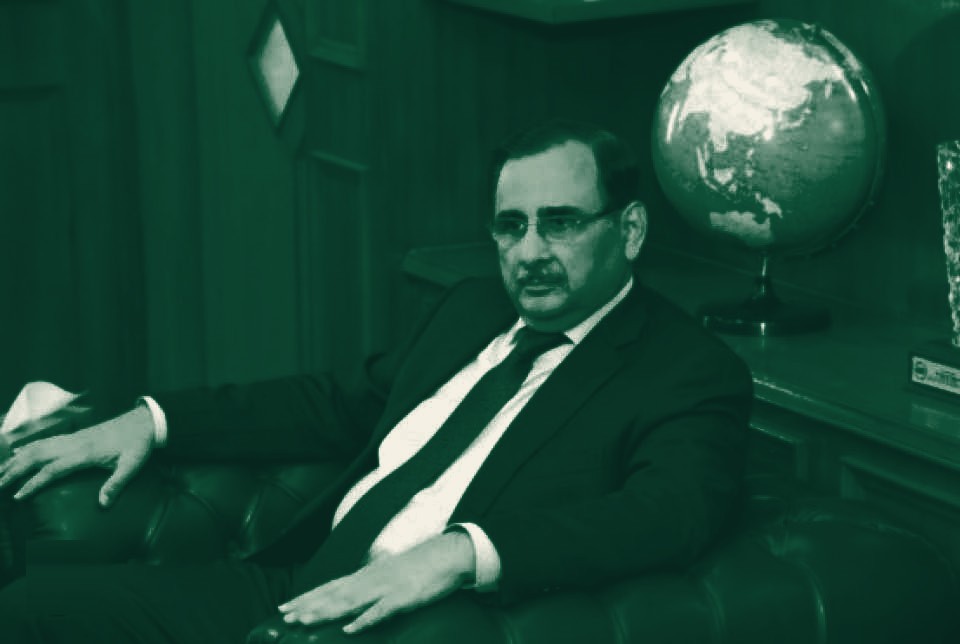 Mian Anjum Nisar at his office